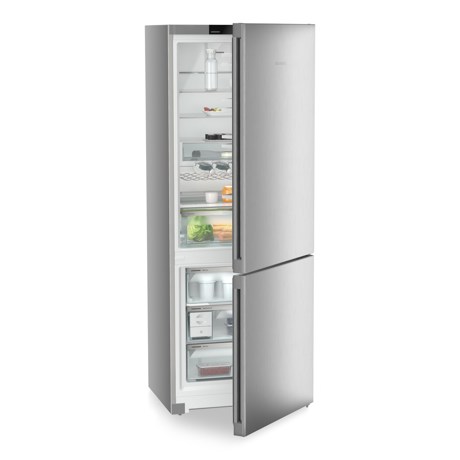 Combina frigorifica Liebherr CNsfd 7723 Plus, NoFrost, EasyFresh, 75 cm, 485 l, EasyTwist-Ice, DuoCooling, SuperCool, Clasa D, SteelFinish